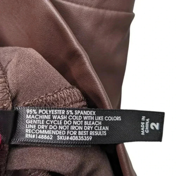 Torrid Full Length Signature Waist Faux Leather Slim Boot Legging Womens Size 2X - Picture 12 of 13